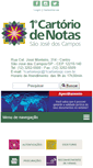 Mobile Screenshot of 1cartoriosjc.com.br